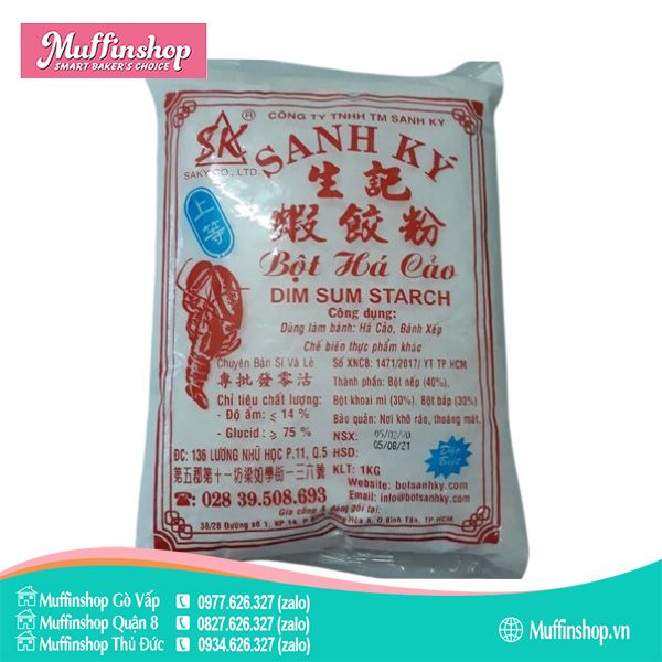 Bột há cảo Sanh ký 1kg - 25g/bao