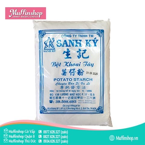 Bột khoai tây Sanh Ký 500gr - 20g/bao
