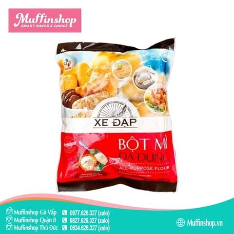 Bột mì Xe Đạp Đa Dụng 500gr - 20g/T