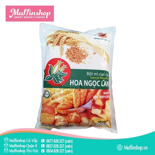 Bột mì Hoa Ngọc Lan 1kg - 10g/T