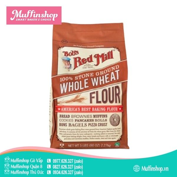 Bột mì nguyên cám RedMill gói 2.27kg - 4g/T