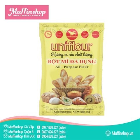 Bột mì Uniflour ĐA DỤNG 1kg - 20g/T