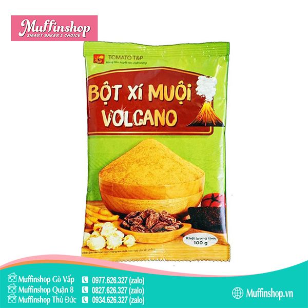 Bột xí muội VOLCANO gói 100gr - 72g/T