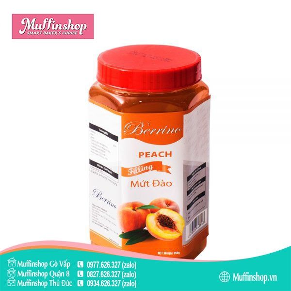 Mứt Berrino 950gr ĐÀO - 15h/T