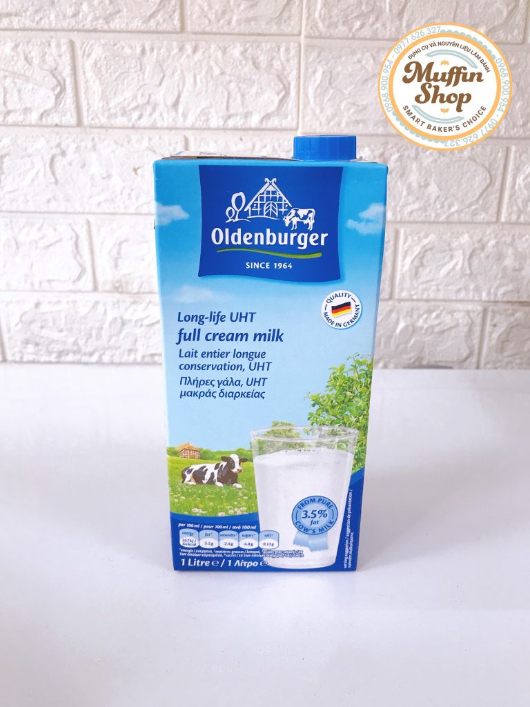 Sữa tươi Oldenburger 3.5% - 12h/T