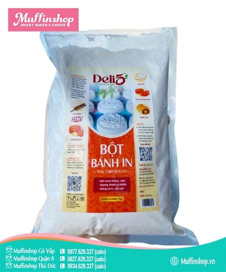 Bột bánh in Deli 1kg - 15g/T