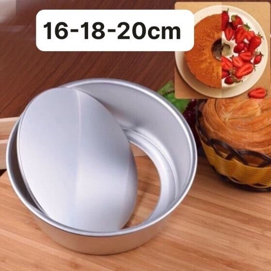 Khuôn nhôm đúc tròn rời 14cm 5''