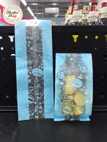 Túi cookies gấu/ xanh dương - 10 cái