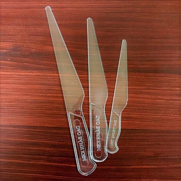 Dao bánh kem trong 26cm - bịch 100c