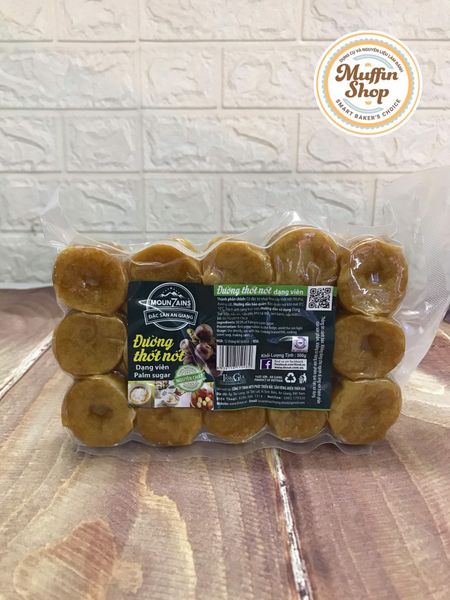 Đường thốt nốt VIÊN đặc biệt 500gr