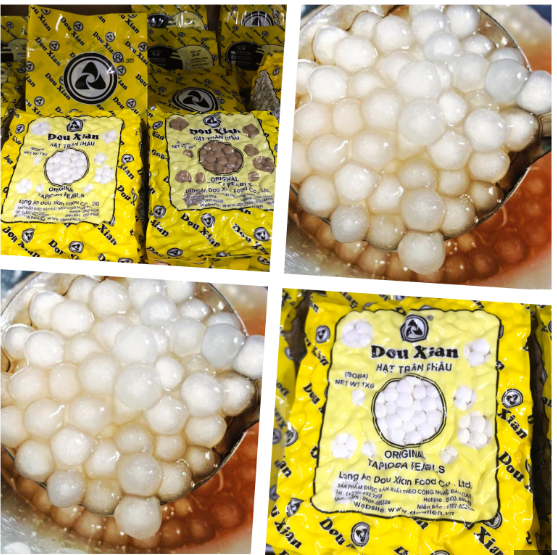Trân châu TRẮNG Douxian 1kg - 18g/T