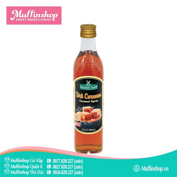 Siro Golden Farm CARAMEL 520ml - 12c/T