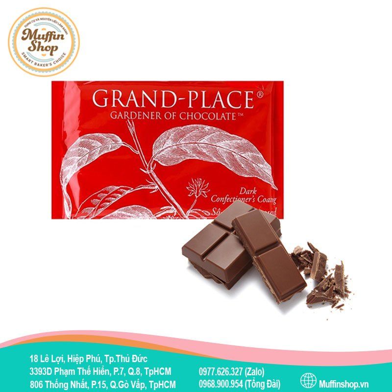 Choco Thỏi Đen Grand Place 1kg - 10kg/T