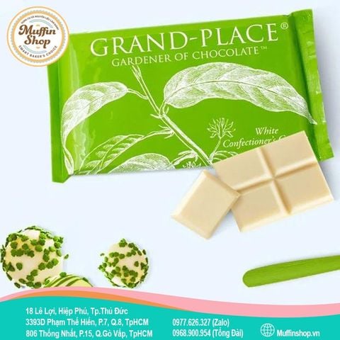 Chocolate thỏi trắng Grandplace Puratos