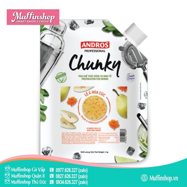 Chunky LÊ HOA CÚC 1kg - 8g/T