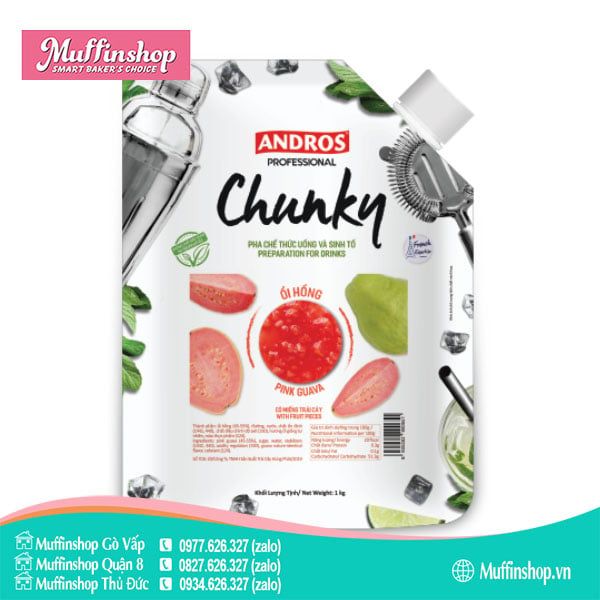 Chunky ỔI HỒNG 1kg - 8g/T