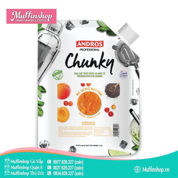 CHUNKY MƠ SORI & HẠT CHIA - 8g/T