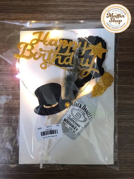 Set trang trí Happy Birthday Bí ẩn có đèn