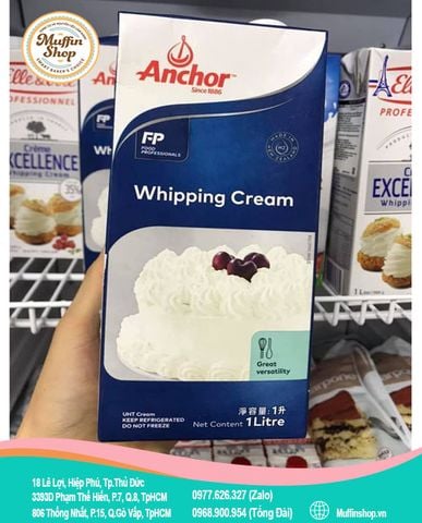 Whipping Cream Anchor 1L - 12h/T