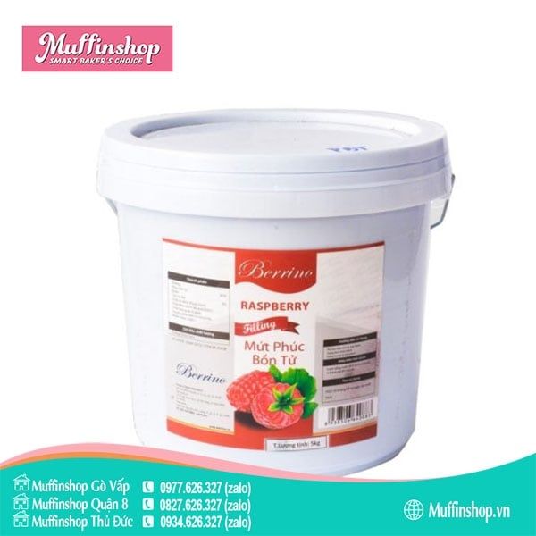 Mứt Berrino PHÚC BỔN TỬ xô 5kg