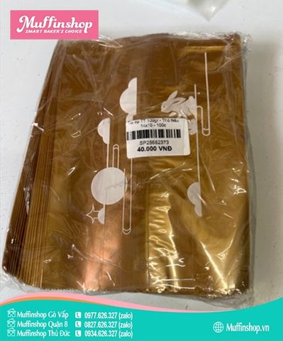 Túi trung thu hàn 100g size 8 Thỏ Nâu