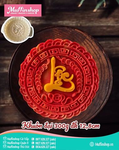 Khuôn trung thu 300g Chữ Lộc 1M