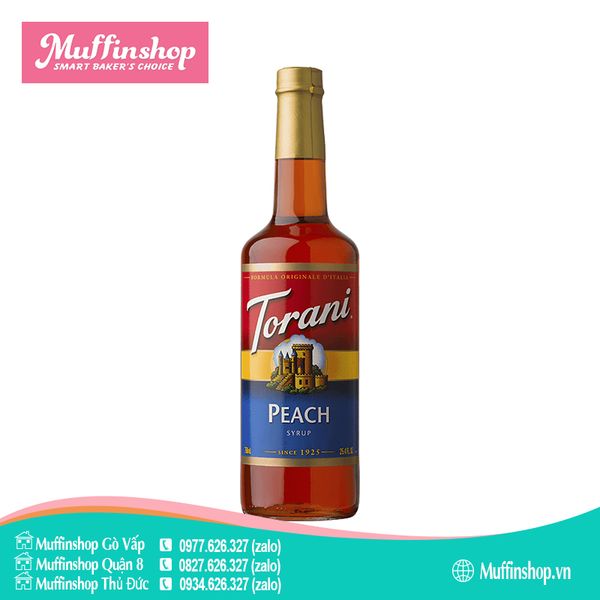 Siro Torani ĐÀO 750ml - 12c/T