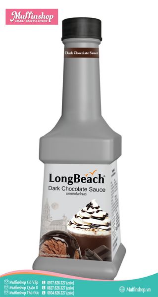 Sốt Longbeach SOCOLA ĐEN 900ml - 6c/T