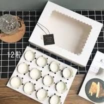 Hộp Cupcake 12B trắng