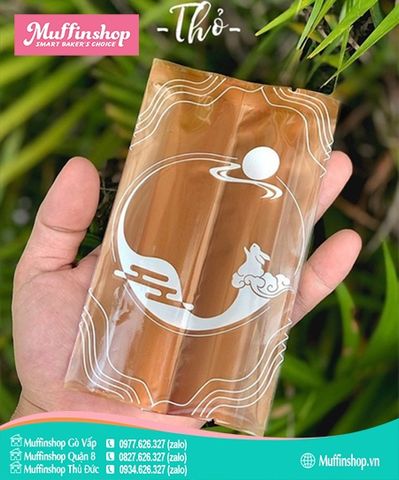 Túi trung thu hàn 200g size 10.14 Thỏ Tròn