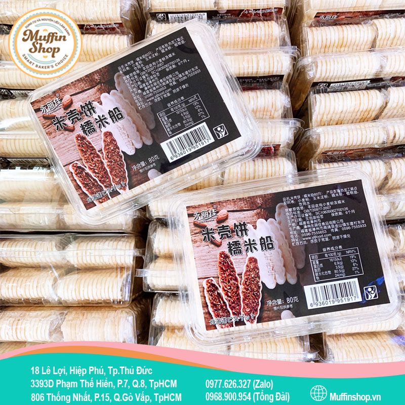 BÁNH ĐẾ THUYỀN HỘP 60 CHIẾC