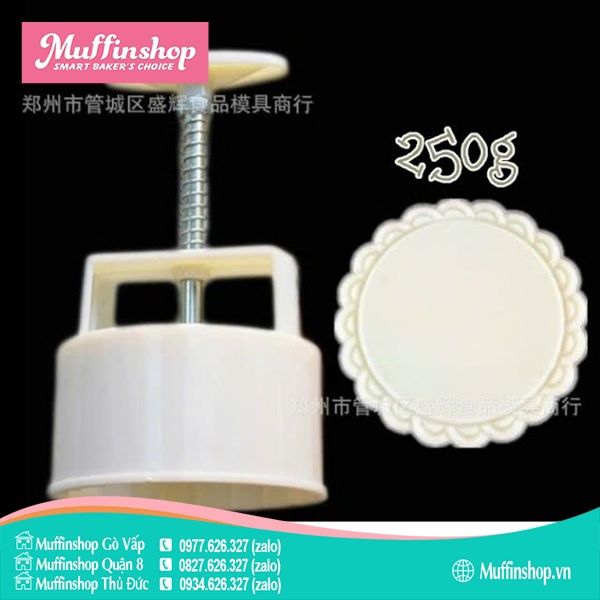 Khuôn trung thu 250g 1 mặt trơn 52277