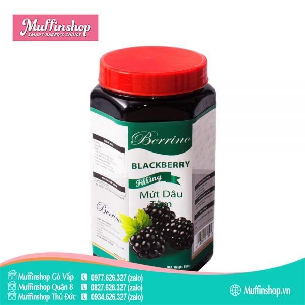 Mứt Berrino 950gr DÂU TẰM - 15h/T