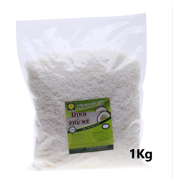 Cơm dừa sấy SỢI Định Phú Mỹ 1kg - 6g/T