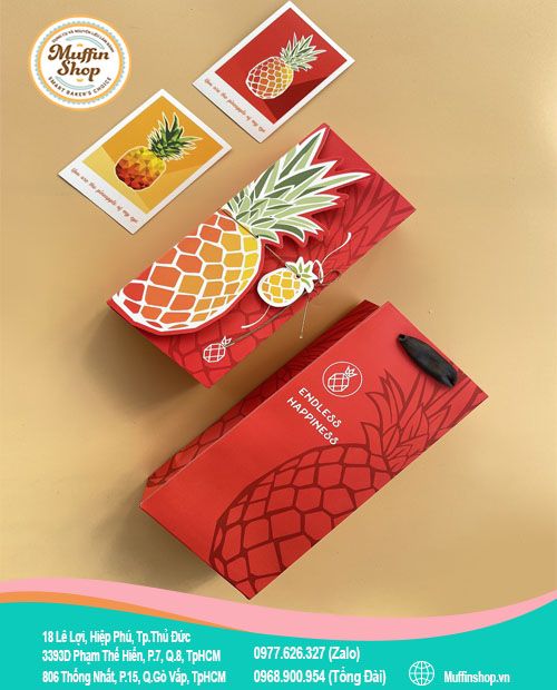 Hộp bánh dứa Dứa Xanh