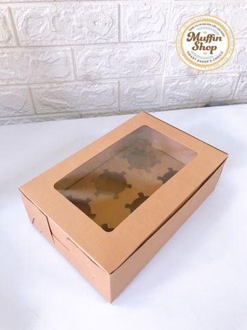 Hộp cupcake 6B kraft