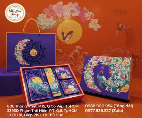 Hộp bánh TT KHỔNG TƯỚC 4B