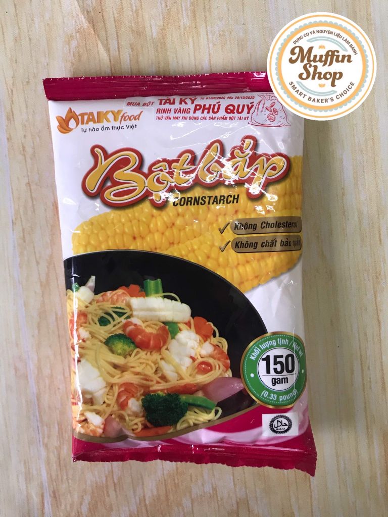 Bột bắp Tài Ký - gói 150gr (48g/T)