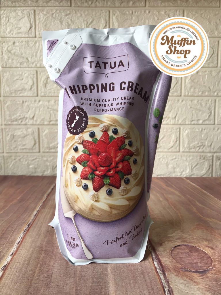 Whipping Cream TATUA 1L - 12 túi/T