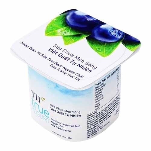 SỮA CHUA TH TRUEMILK VIỆT QUẤT 100G