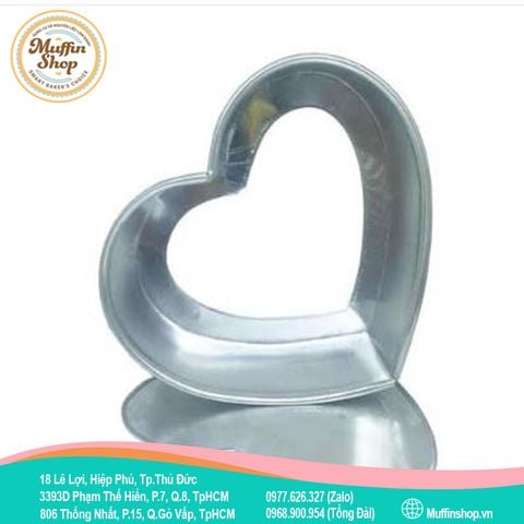 Khuôn tim rời 28cm