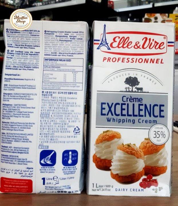 Whipping Cream ELLE&VIRE 1L