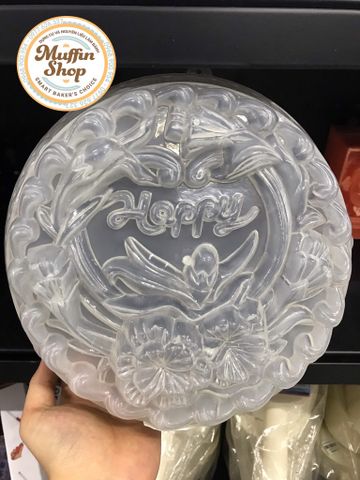 Khuôn rau câu Happy 25cm