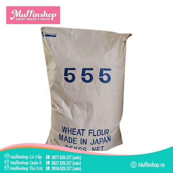 Bột mì 555 XANH Japan - bao 25kg