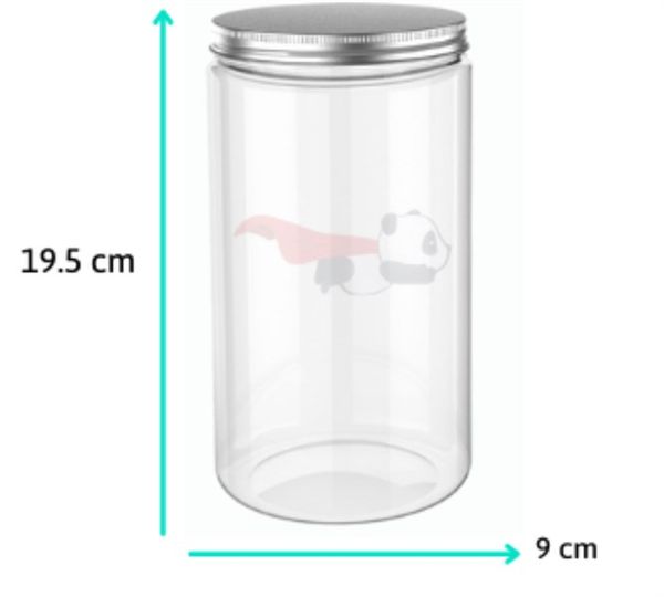 Hũ pet 1300ml nắp Bạc - 72c/T