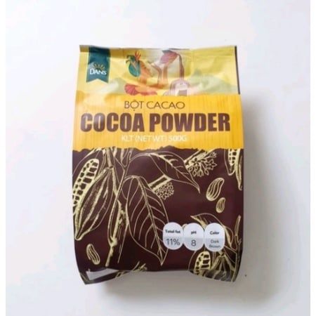 Bột Cacao DANS gói 500gr - 30g/T