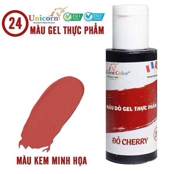 Màu Unicorn Gel 28gr ĐỎ CHERRY D24