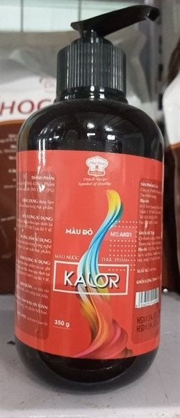 Màu kalor đỏ 350gr