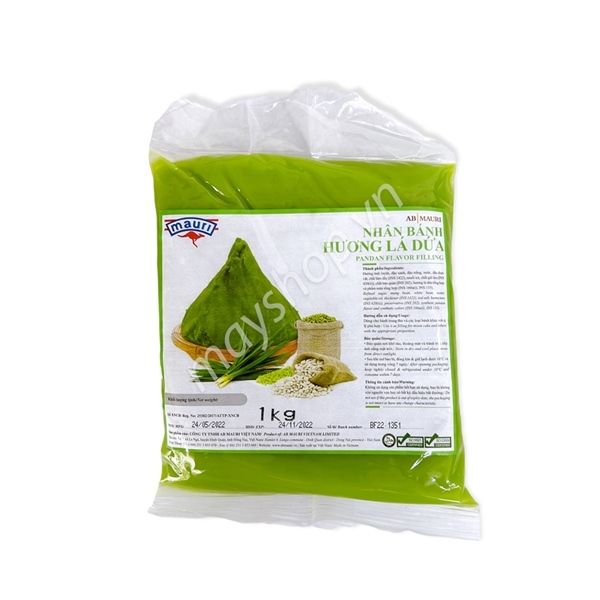 Nhân Mauri LÁ DỨA 1kg - 10g/T