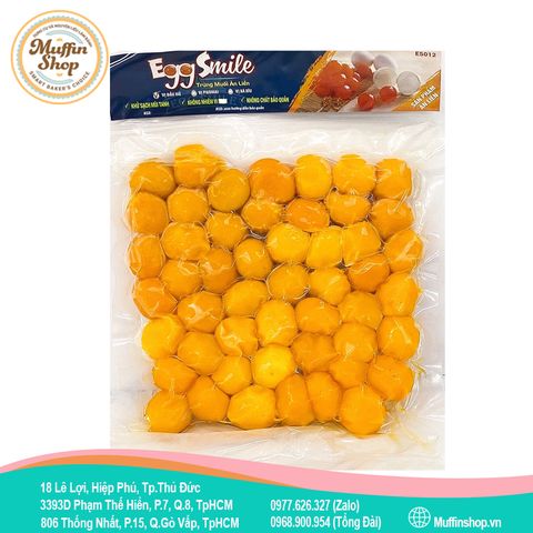 Lòng đỏ trứng muối Eggsmile - Vị dầu mè size trứng nhỏ
